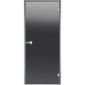 Дверь HARVIA с алюминиевой коробкой 9х19 стекло серое DA91902